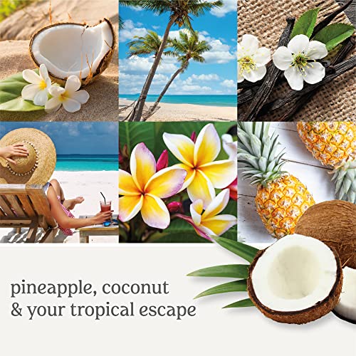 Yankee Candle Coconut Beach Scented, Signature 20oz Large Tumbler 2-Wick Candle, Over 60 Hours of Burn Time