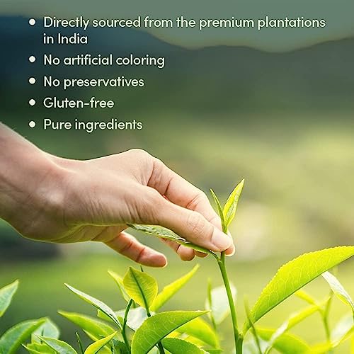 VAHDAM, Himalayan Green Tea Leaves (50+ Cups, 3.53 Oz) Non GMO, Gluten Free | High Elevation Grown Green Tea Leaves From Himalayas | Pure Unblended Single Origin Green Loose Leaf Tea | Vacuum Sealed