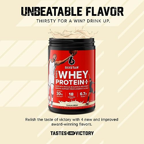 Six Star Elite Series 100% Whey Protein Plus Vanilla Cream 1.8lbs US