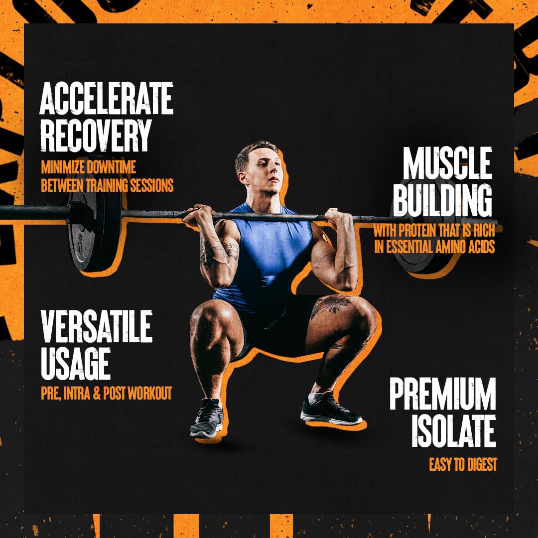 Clear Whey Isolate Protein Powder - Easy to Digest and Mix, 5g BCAA, Deliciously Juicy, Refreshing Anytime Drink for Men and Women, Pineapple Orange 125g (5 Servings)